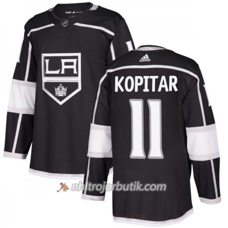 Män Ishockey Los Angeles Kings Tröja Anze Kopitar 11 Adidas 2017-2018 Svart Authentic